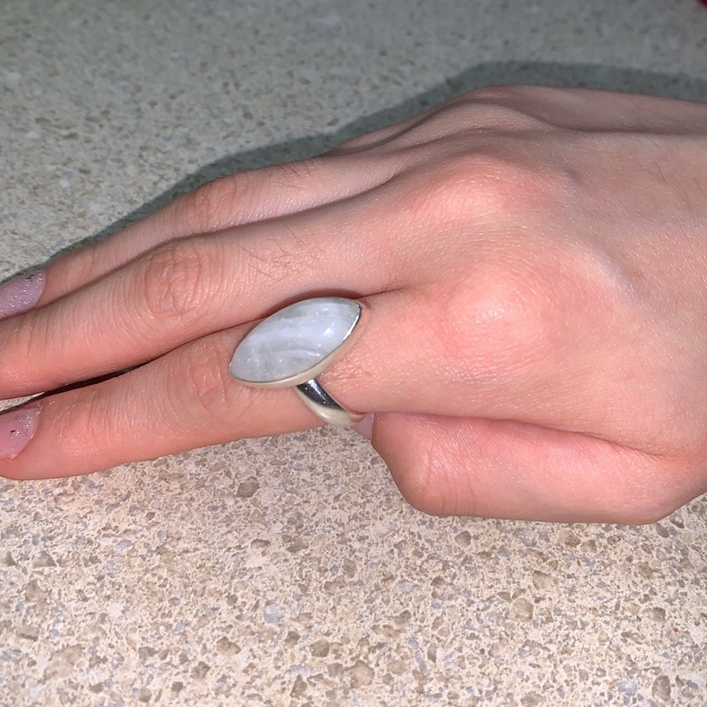 Adjustable Silver Ring - image 3